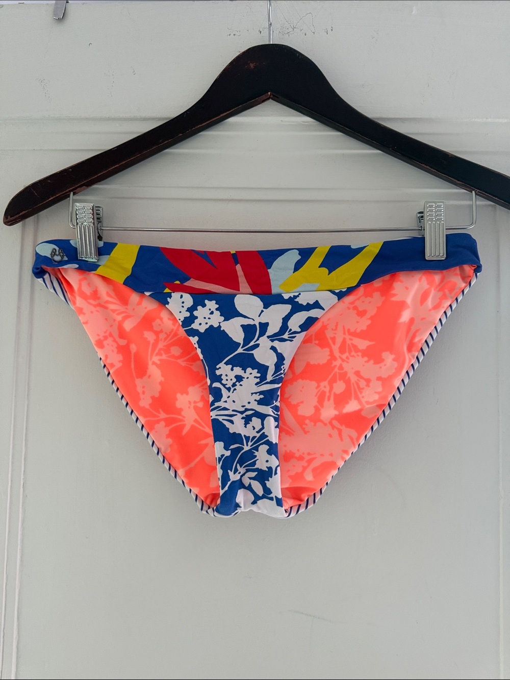 Maaji Floral Neon Bikini Bottoms L